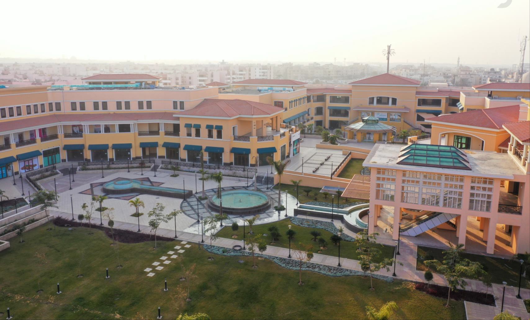 Gateway Mall aerial view